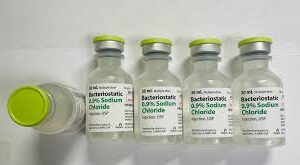 Chlorure de sodium bactériostatique 0,9 % – 20 ml